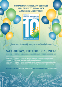 10th anniversary celebration invitation front
