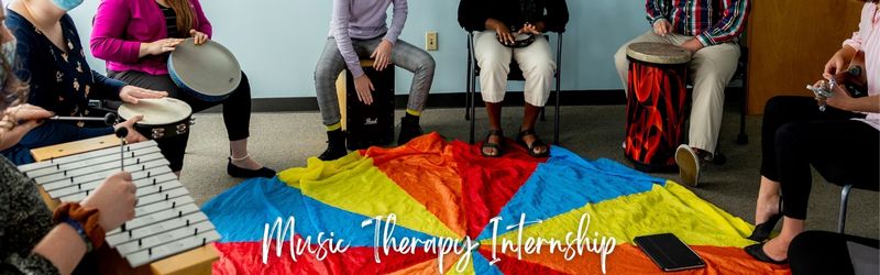 The team at Roman Music Therapy Services gather to improvise and play music together.
